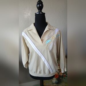 Vintage 80s Sweater | Y.W | Womens Attire | Pastel Clothing